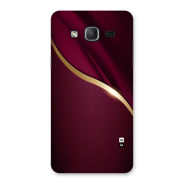 Smooth Maroon Back Case for Galaxy On7 Pro