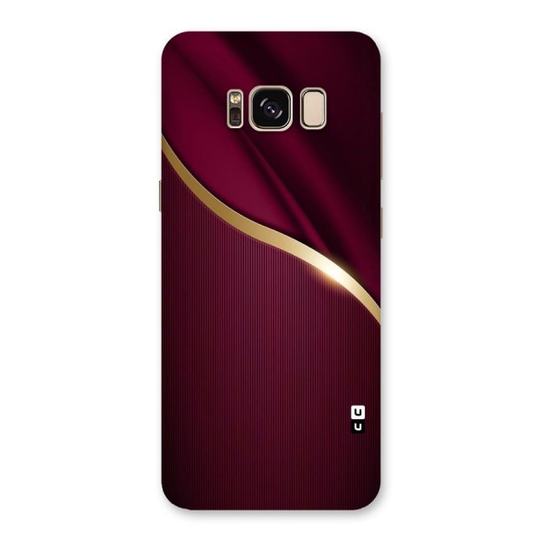 Smooth Maroon Back Case for Galaxy S8