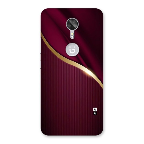 Smooth Maroon Back Case for Gionee A1