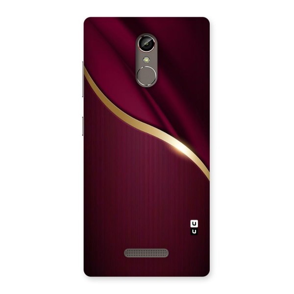 Smooth Maroon Back Case for Gionee S6s