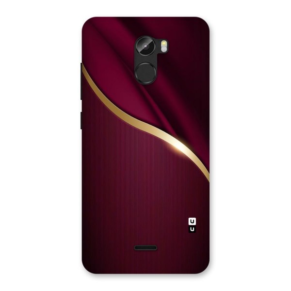 Smooth Maroon Back Case for Gionee X1