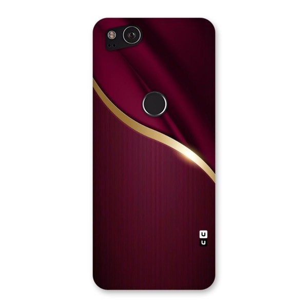 Smooth Maroon Back Case for Google Pixel 2