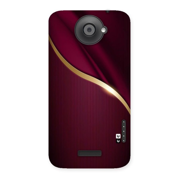 Smooth Maroon Back Case for HTC One X