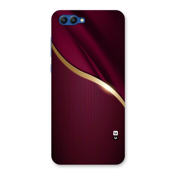 Smooth Maroon Back Case for Honor View 10