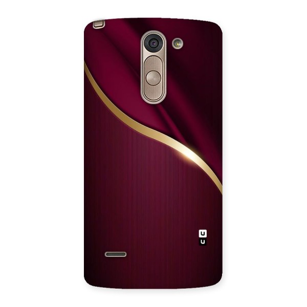 Smooth Maroon Back Case for LG G3 Stylus