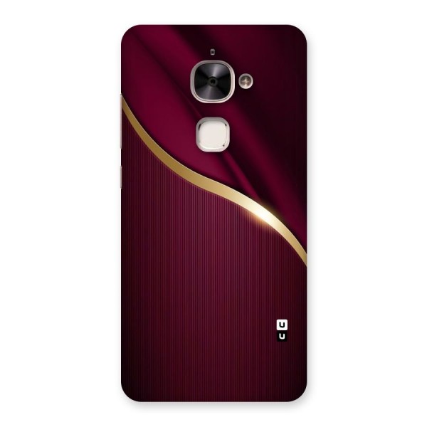 Smooth Maroon Back Case for Le 2