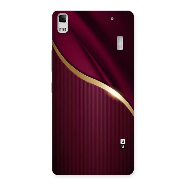 Smooth Maroon Back Case for Lenovo K3 Note