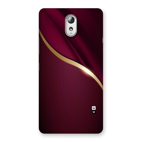 Smooth Maroon Back Case for Lenovo Vibe P1M