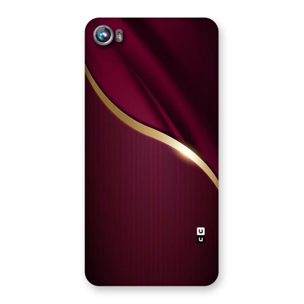 Smooth Maroon Back Case for Micromax Canvas Fire 4 A107