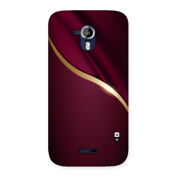 Smooth Maroon Back Case for Micromax Canvas Magnus A117