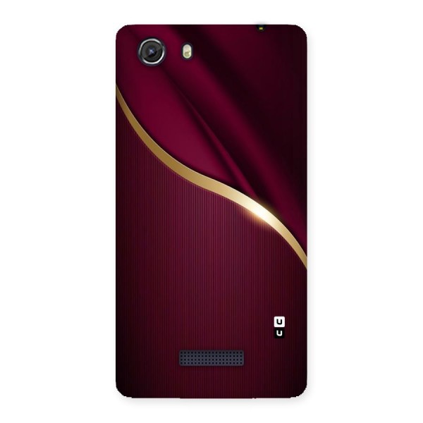 Smooth Maroon Back Case for Micromax Unite 3