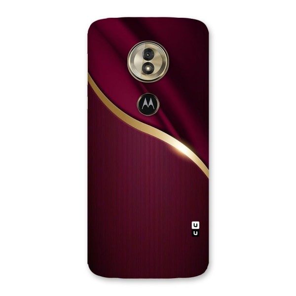 Smooth Maroon Back Case for Moto G6 Play
