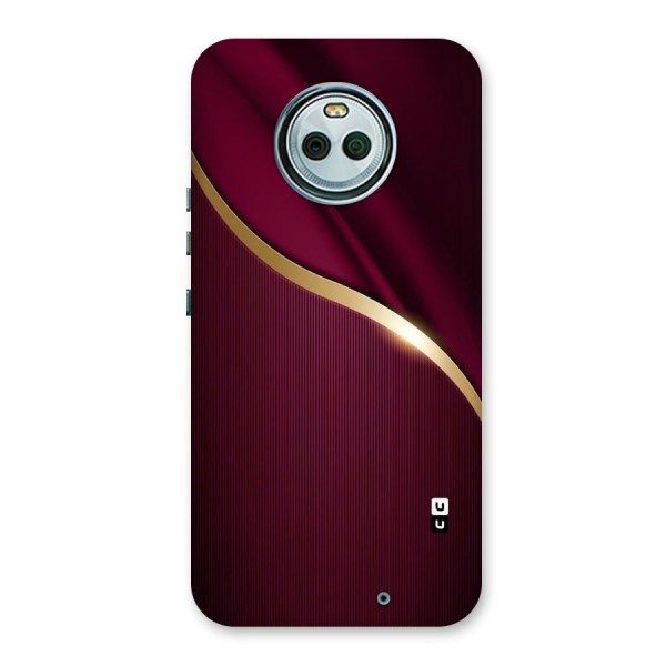 Smooth Maroon Back Case for Moto X4