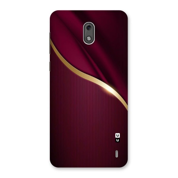 Smooth Maroon Back Case for Nokia 2
