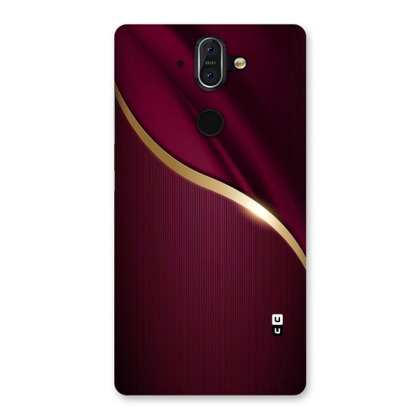 Smooth Maroon Back Case for Nokia 8 Sirocco