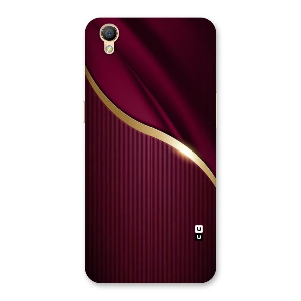 Smooth Maroon Back Case for Oppo A37