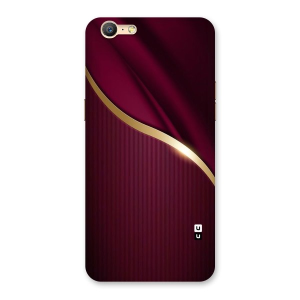 Smooth Maroon Back Case for Oppo A39