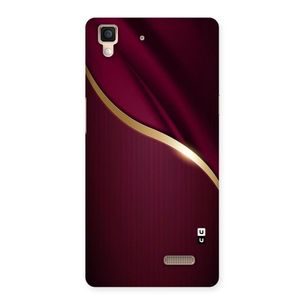 Smooth Maroon Back Case for Oppo R7