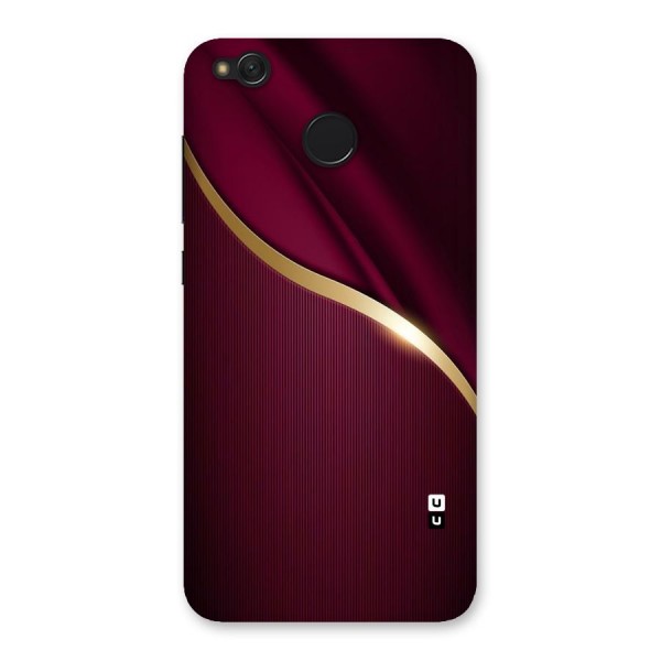 Smooth Maroon Back Case for Redmi 4