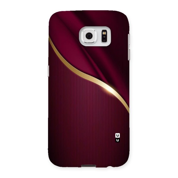 Smooth Maroon Back Case for Samsung Galaxy S6