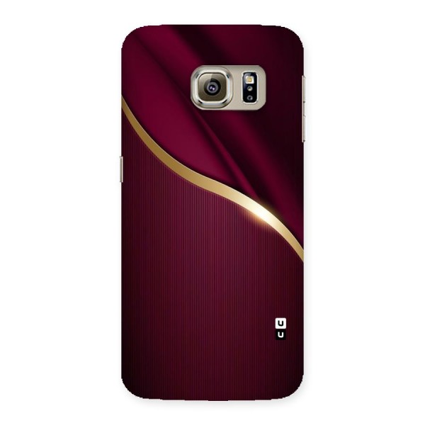 Smooth Maroon Back Case for Samsung Galaxy S6 Edge