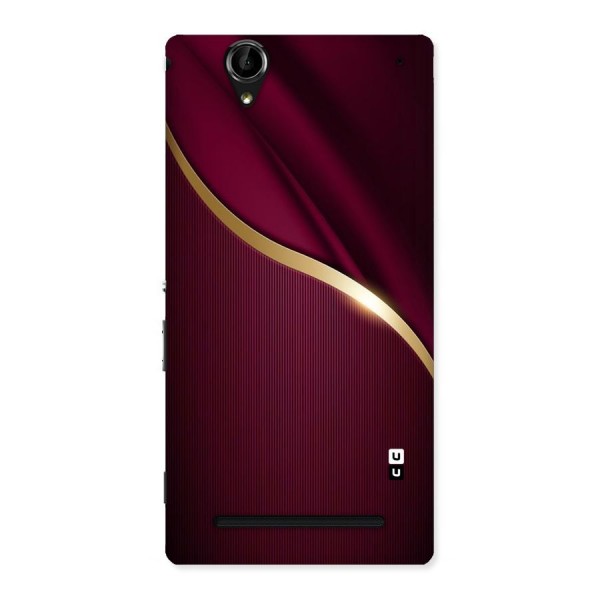 Smooth Maroon Back Case for Sony Xperia T2