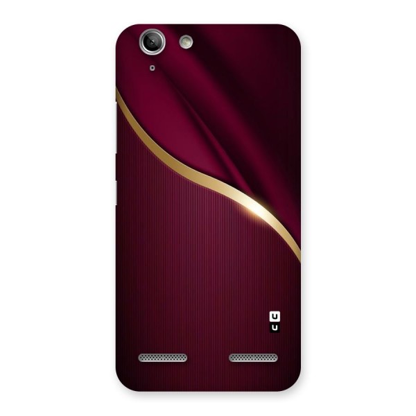 Smooth Maroon Back Case for Vibe K5 Plus