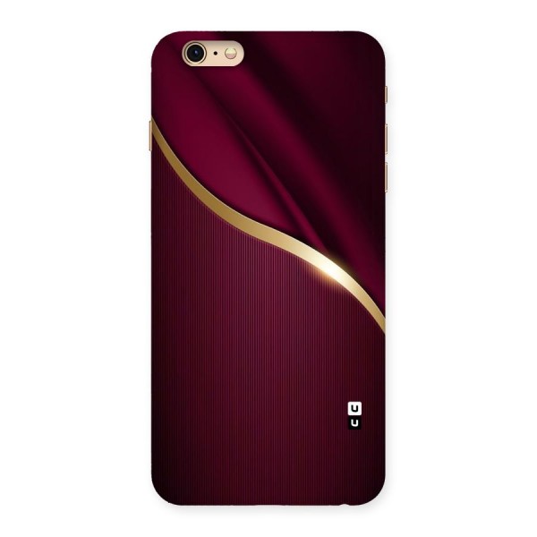 Smooth Maroon Back Case for iPhone 6 Plus 6S Plus