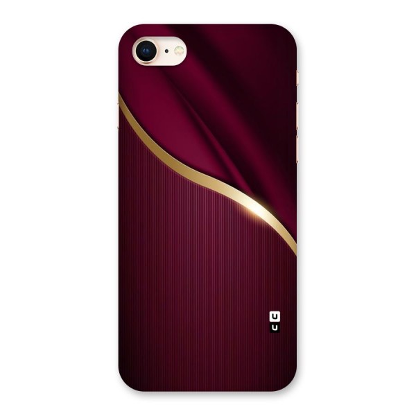 Smooth Maroon Back Case for iPhone 8