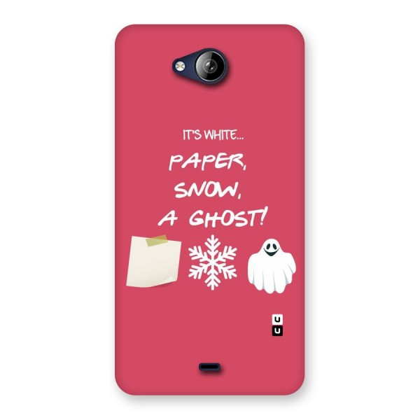 Snow Paper Back Case for Canvas Play Q355