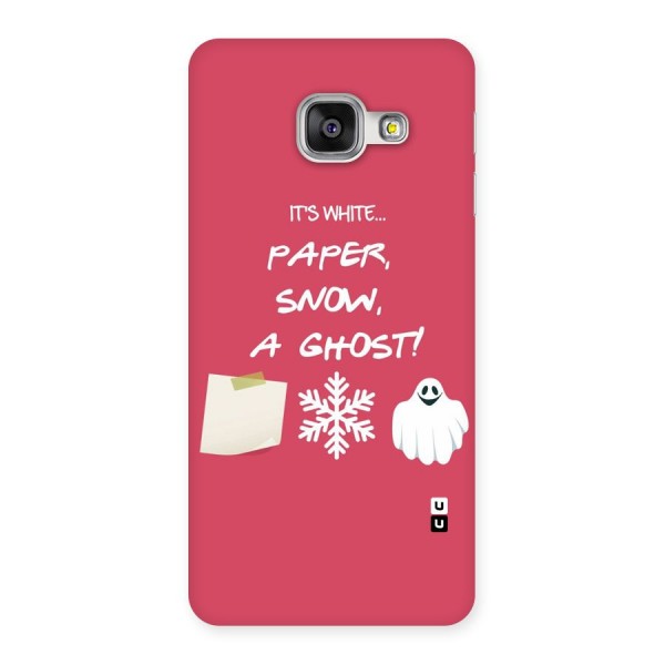 Snow Paper Back Case for Galaxy A3 2016