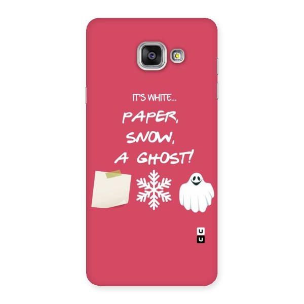 Snow Paper Back Case for Galaxy A7 2016