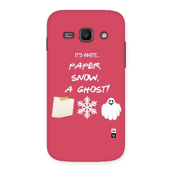 Snow Paper Back Case for Galaxy Ace 3