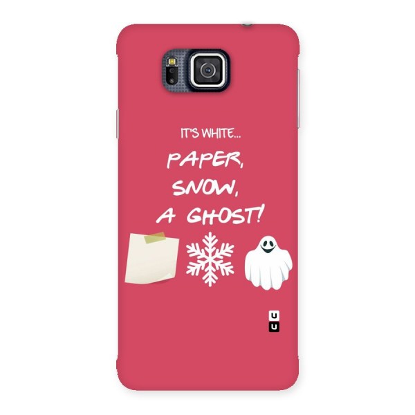 Snow Paper Back Case for Galaxy Alpha
