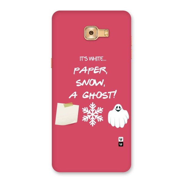 Snow Paper Back Case for Galaxy C9 Pro