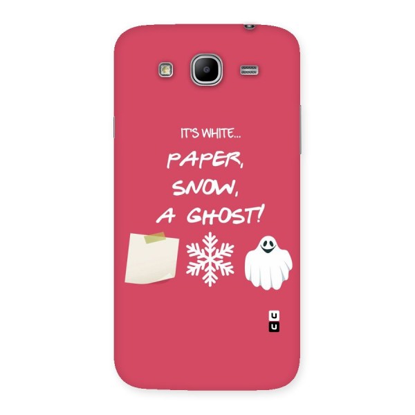 Snow Paper Back Case for Galaxy Mega 5.8