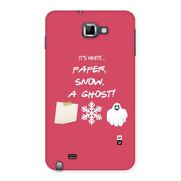 Snow Paper Back Case for Galaxy Note