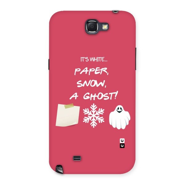 Snow Paper Back Case for Galaxy Note 2