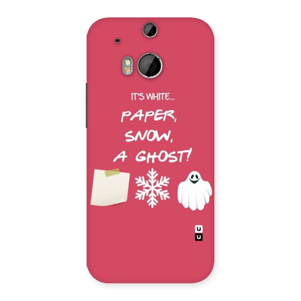 Snow Paper Back Case for HTC One M8