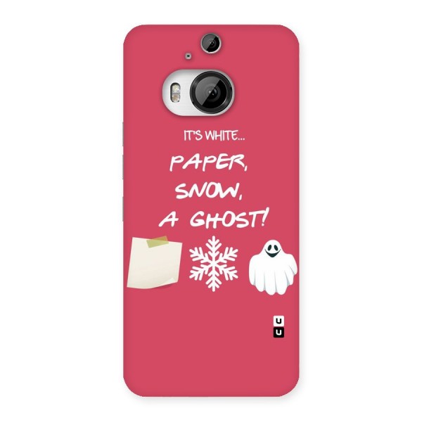 Snow Paper Back Case for HTC One M9 Plus