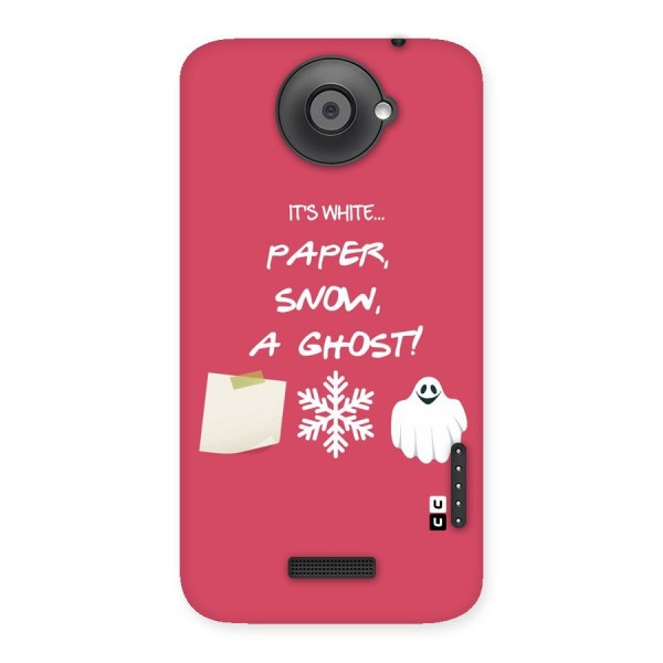 Snow Paper Back Case for HTC One X