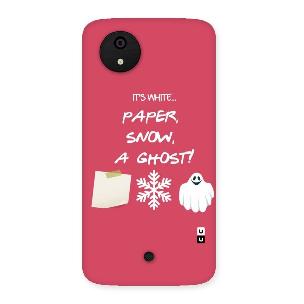 Snow Paper Back Case for Micromax Canvas A1