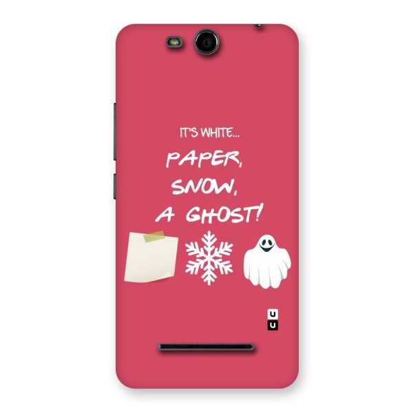 Snow Paper Back Case for Micromax Canvas Juice 3 Q392