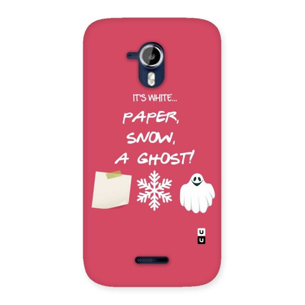 Snow Paper Back Case for Micromax Canvas Magnus A117
