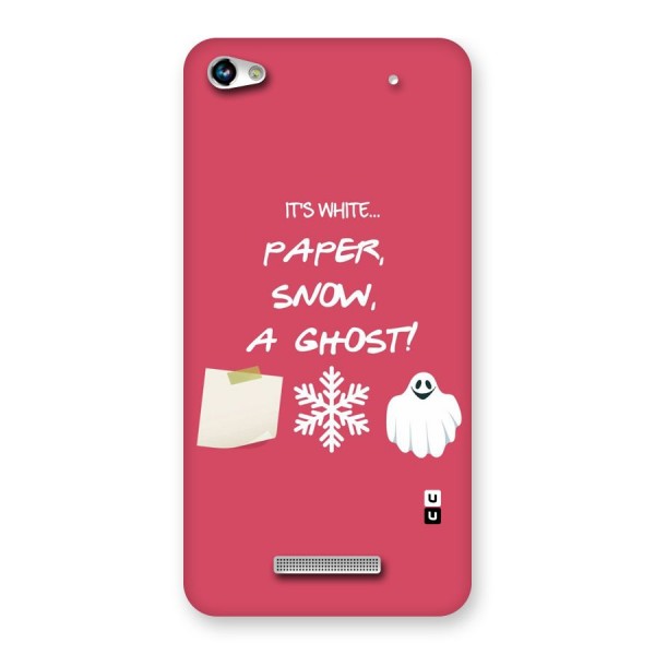Snow Paper Back Case for Micromax Hue 2