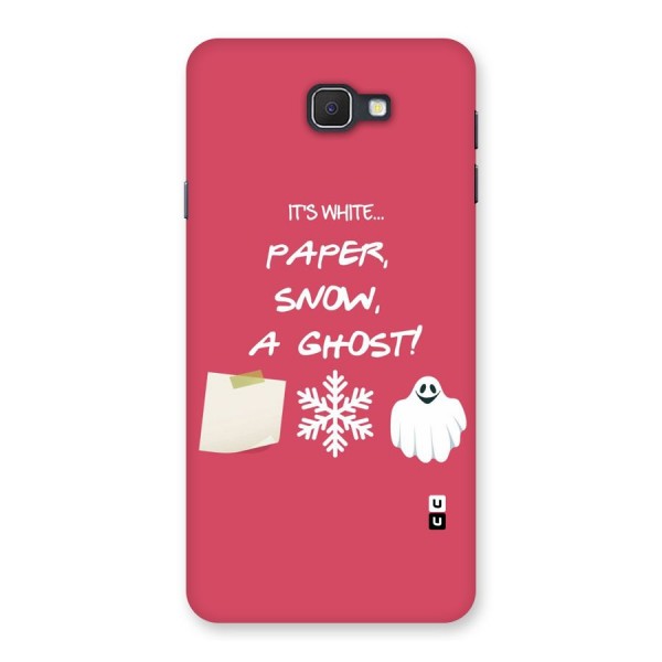 Snow Paper Back Case for Samsung Galaxy J7 Prime