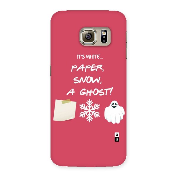 Snow Paper Back Case for Samsung Galaxy S6 Edge