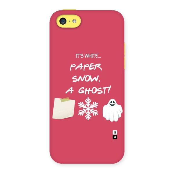 Snow Paper Back Case for iPhone 5C