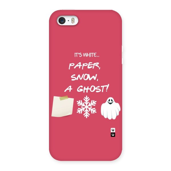 Snow Paper Back Case for iPhone 5 5S