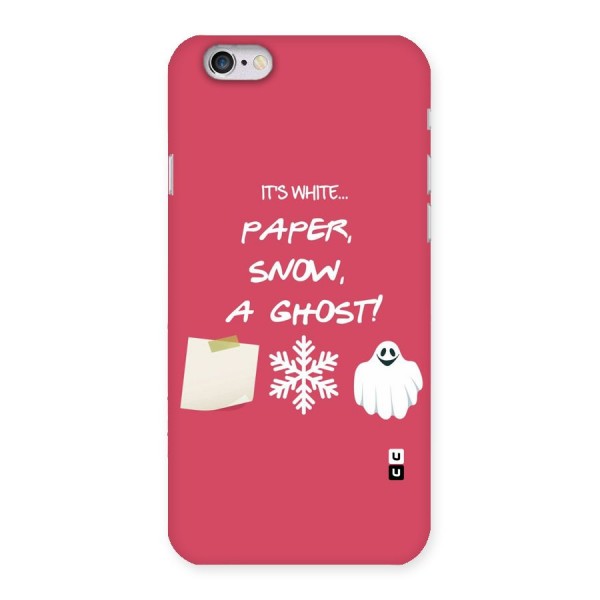 Snow Paper Back Case for iPhone 6 6S